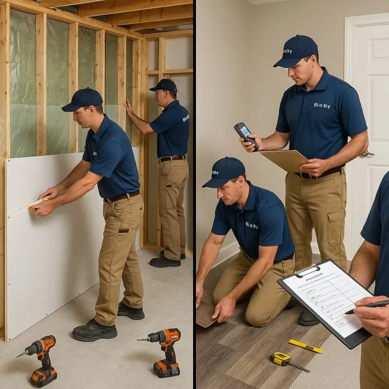 Repairs and Reconstruction process in Boswell, PA